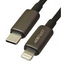 Кабель Type-C - Lightning AceFast C23-01 1.2м 30Вт, черный