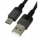 Кабель Type-C - USB AceFast C9-04, чорний