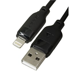 Кабель Lightning - USB AceFast C16-02, черный