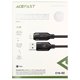 Кабель Lightning - USB AceFast C16-02, черный