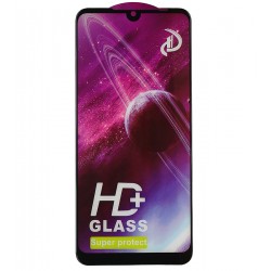 Захисне скло для Xiaomi Redmi Note 7, Redmi Note 7 Pro, сумісне з чохлами, Full Glue, без упаковки, чорне