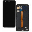 Дисплей для Samsung A750 Galaxy A7 (2018), A750F Galaxy A7 (2018), черный, с рамкой, High quality, (OLED)
