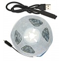 Светодиодная лента LED RGB 10м, IP20, 5V USB, с копками управления, на самоклейке
