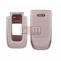 Корпус для Nokia 6131, China quality AAA, рожевий