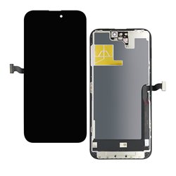 Дисплей для Apple iPhone 14 Pro Max, чорний, з рамкою, High Quality, 120Hz ZY-OLED (без помилки)