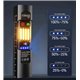 Ліхтарик YEMAO YM-M31-UV P50+UV+SMD(RGB), Li-Ion акумулятор, Type-C, магніт, багато режимів, затискач для кріплення