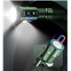 Фонарик YEMAO YM-F337X-7XTE, (white+red+green+blue+UV) 3500LM, (1х18650+18350, магнит, клипса, колпачок)