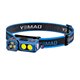 Налобный фонарик YM-T615-3XTE+2COB, (white+red) 500LM, (Li-Ion, sensor, клипса, магнит, кепка, вело)