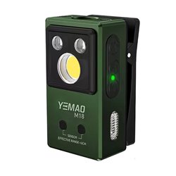 Ліхтарик YEMAO YM-M18-TG+SMD(rgb+UV), (Li-ion, магніт, кліпса, підвіс, брелок)