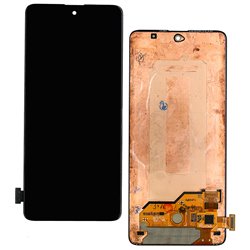 Дисплей для Samsung M317 Galaxy M31s, черный, с сенсорным экраном, оригинал (переклеенное стекло)