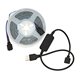 Світлодіодна стрічка LED RGB 10м 100Led, IP20, 5V USB, Bluetooth + пульт дистанційного керування, на самоклейці