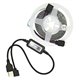 Светодиодная лента LED RGB 5м, 50Led, IP20, 5V USB, Bluetooth + пульт дистанционного управления, на самоклейке