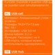 USB-хаб HOCO HB1C 4xUSB 3.0, metal gray