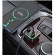 Автомобильное зарядное устройство Hoco E81 Bluetooth с FM-модулятором Type-C PD30W + USB QC3.0, черное
