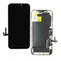 Дисплей для Apple iPhone 12, iPhone 12 Pro, черный, с рамкой, High Quality, 60Hz ZY-OLED (без ошибки)