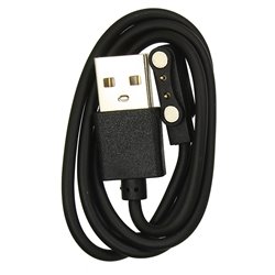 Кабель зарядки для смарт-часов HK8 универсальный магнитный 2 pin 4x12.3 мм, черный