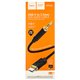 Кабель AUX Type-C - Jack 3.5 Hoco UPA30, 1 м, чорний
