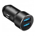 Автомобильное зарядное устройство Hoco DZ17 2USB, черное