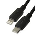 Кабель Type-C - Lightning Hoco X96 1м 2.4А силіконовий, чорний