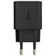 Зарядний пристрій Hoco CS84A 1USB + Type-C PD QC 30W з дисплеєм, чорний