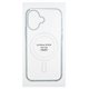 Чохол для Apple iPhone 16 Plus, Clear case MagSafe, пластик + силікон, прозорий