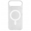 Чохол для Apple iPhone 17 Air, Clear case MagSafe, пластик + силікон, прозорий