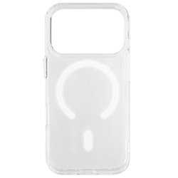 Чохол для Apple iPhone 17 Pro, Clear case MagSafe, пластик + силікон, прозорий