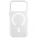 Чохол для Apple iPhone 17 Pro, Clear case MagSafe, пластик + силікон, прозорий