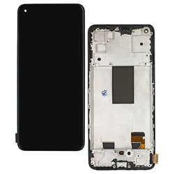 Дисплей для Realme GT Master, черный, c рамкой, High Quality, (OLED)