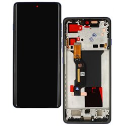 Дисплей для Motorola Edge 60 Pro, синій, з рамкою, оригінал (PRC), XT2507