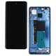 Дисплей для Motorola Edge 40 (XT2303), синій, з рамкою, High Quality, (OLED)