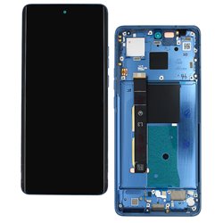 Дисплей для Motorola Edge 40 (XT2303), синій, з рамкою, High Quality, (OLED)