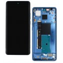 Дисплей для Motorola Edge 40 (XT2303), синій, з рамкою, High Quality, (OLED)