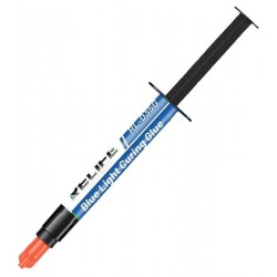 Клей UV Relife RL-035G Blue light glue, для фиксации линз и компонентов камеры, в шприце, 3 ml