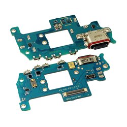 Шлейф для Samsung S711 Galaxy S23 FE, конектора зарядки, з мікрофоном, High quality, (плата зарядки)