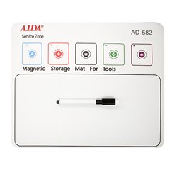Магнитный мат универсальный Aida AD-582, для раскладки винтов и запчастей при разборке портативной техники 30 см x 25 см