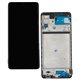 Дисплей для Samsung M515 Galaxy M51, M515F Galaxy M51, чорний, з тачскріном, з рамкою, оригінал (PRC)