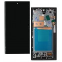 Дисплей для Samsung S928 Galaxy S24 Ultra (5G) (2024), чорний, з рамкою, High Quality, (TFT)