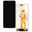Дисплей для Huawei Honor X7d, черный, с тачскрином, GXQC Service Pack
