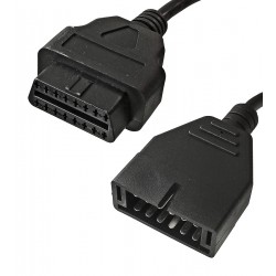 Переходник GM12 на Obd2 12pin (OBDI, OBD1) на OBD2 16pin (ВАЗ, Daewoo)