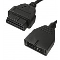 Перехідник GM12 на Obd2 12pin (OBDI, OBD1) на OBD2 16pin (ВАЗ, Daewoo)