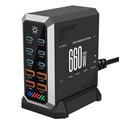Зарядное устройство HW18 GaN 660W max, 6 Type-C PD + 4USB QC3