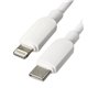 Кабель Type-C - Lightning, Hoco X96, 1 м, 2,4А, силіконовий, білий
