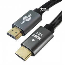Кабель HDMI 5.0 метри Atcom Premium, пакет, 4K, 60HZ, VER 2.1