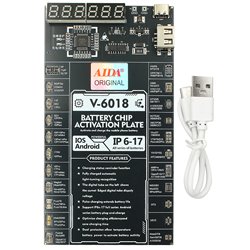 Плата активації та зарядки акумуляторів Aida 6018 з цифровою індикацією (iPhone 6 — iPhone 17 Pro Max, Android, кабель Type-C/USB A)