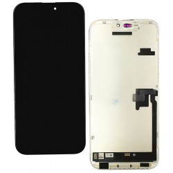 Дисплей для Apple iPhone 16 Pro Max, черный, с рамкой, Wextom, High Quality, без ошибки, (OLED) soft, Diagnosable, 120Hz