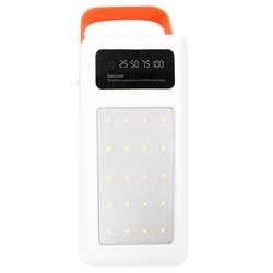 DIY Powerbank S28 под 18650 (до 28 шт) 22.5W с фонарем, белый ! БЕЗ ГАРАНТИИ!