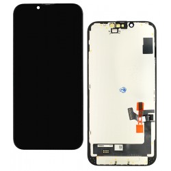 Дисплей для Apple iPhone 14, чорний, з рамкою, без помилки, (Box), (OLED), GXQC soft(Od51622)