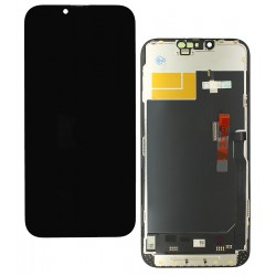 Дисплей для Apple iPhone 13 Pro Max, чорний, з рамкою, без помилки, (Box), (OLED), GXQC soft, 120Hz