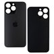 Задняя панель корпуса для Apple iPhone 14 Pro Max, черный, без снятия рамки камеры, Original (PRC), big hole